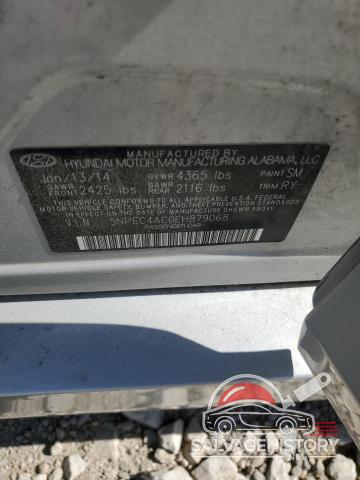 5NPEC4AC0EH879068 2014 HYUNDAI SONATA photo no. 12