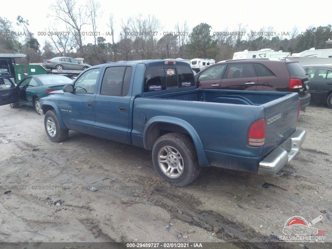 1B7HL48N52S557267 2002 DODGE DAKOTA photo no. 3