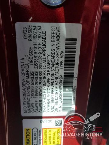 5J6RS6H90PL004964 2023 HONDA CRV photo no. 13