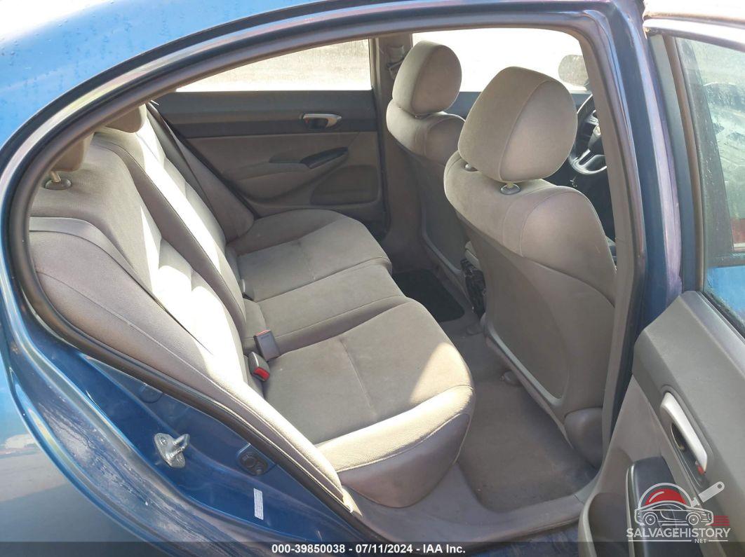1HGFA165X8L093668 2008 HONDA CIVIC photo no. 8