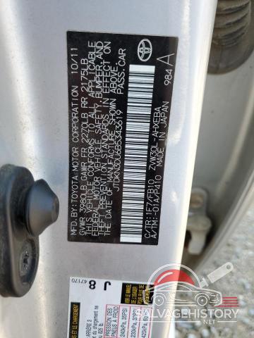 JTDKN3DU6B5343619 2011 TOYOTA PRIUS photo no. 13