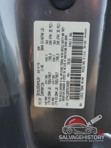 1D7HU18267S154929 2007 DODGE RAM 1500 photo no. 12