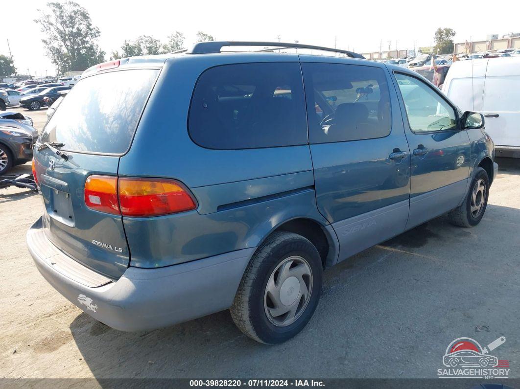 4T3ZF13C4YU210769 2000 TOYOTA SIENNA photo no. 4