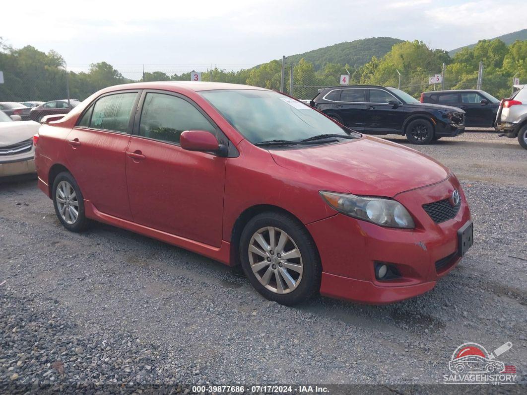 2T1BU40E39C169657 2009 TOYOTA COROLLA photo no. 10