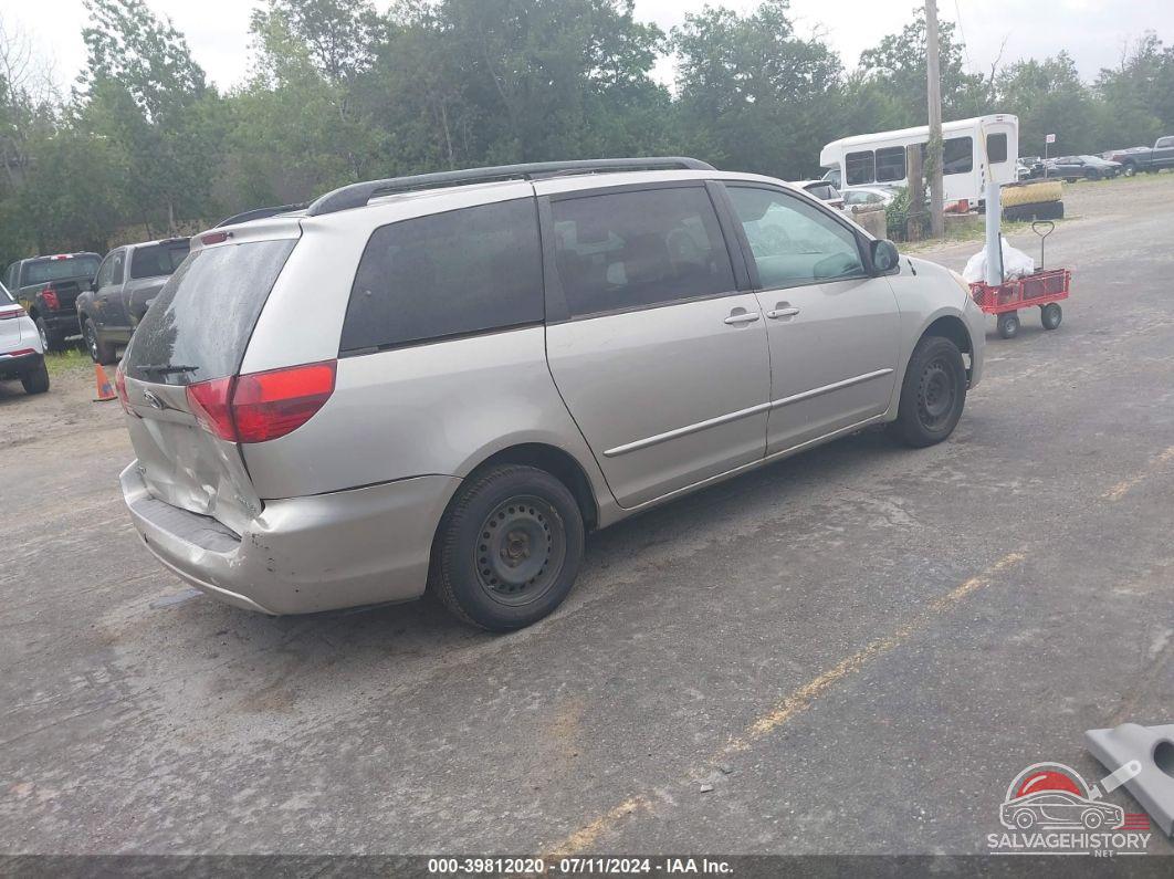 5TDZA23C25S328160 2005 TOYOTA SIENNA photo no. 4