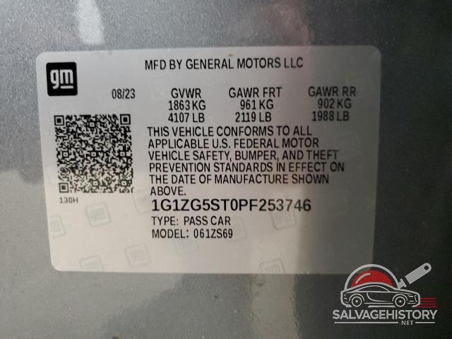 1G1ZG5ST0PF253746 2023 CHEVROLET MALIBU photo no. 13