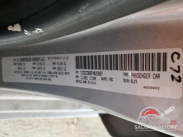 1C3CCCBB5FN623697 2015 CHRYSLER 200 photo no. 12