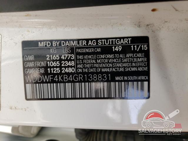 WDDWF4KB4GR138831 2016 MERCEDES-BENZ C-CLASS photo no. 13