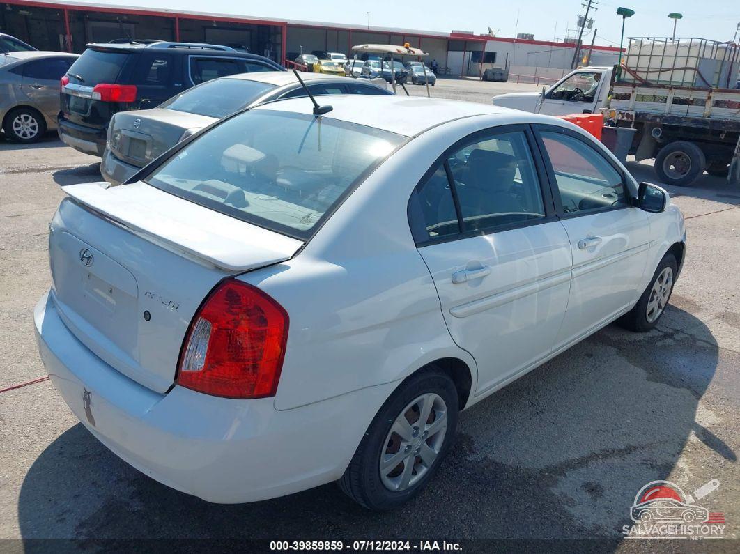 KMHCN4AC6AU530672 2010 HYUNDAI ACCENT photo no. 4