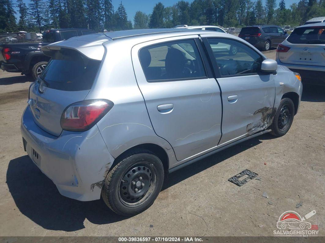 ML32AUHJ9MH013432 2021 MITSUBISHI MIRAGE photo no. 4
