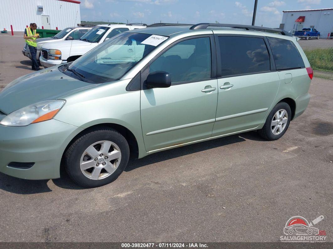 5TDZK23C88S152068 2008 TOYOTA SIENNA photo no. 2