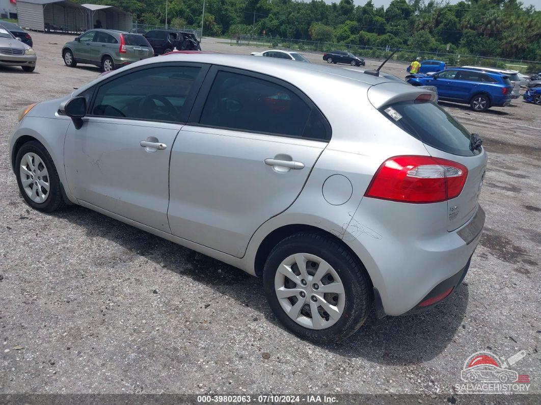 KNADM5A31D6200221 2013 KIA RIO photo no. 3