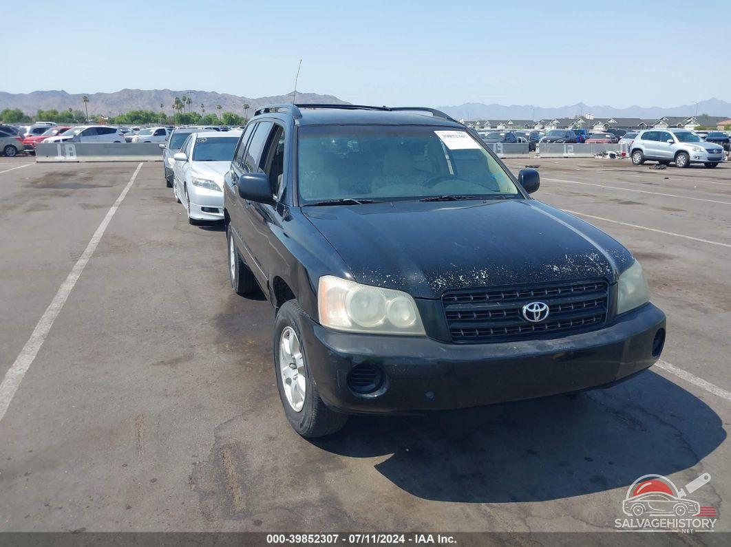 JTEGF21A810008683 2001 TOYOTA HIGHLANDER photo no. 6