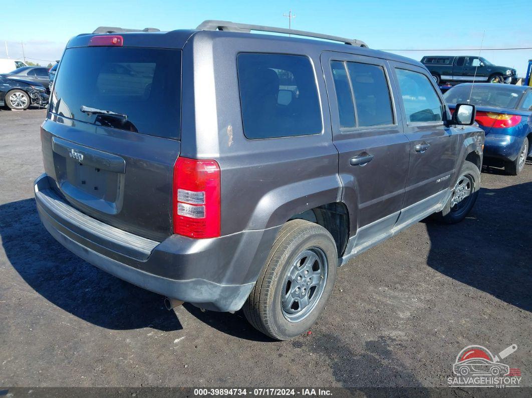 1C4NJPBA8GD548381 2016 JEEP PATRIOT photo no. 4