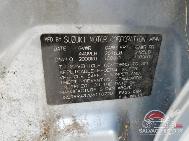 JS2RE9A37B6110720 2011 SUZUKI KIZASHI photo no. 12