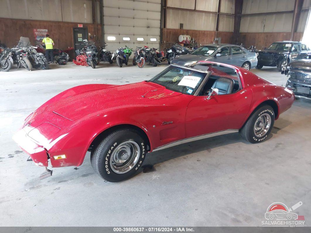1Z37X6S406604 1976 CHEVROLET CORVETTE photo no. 2