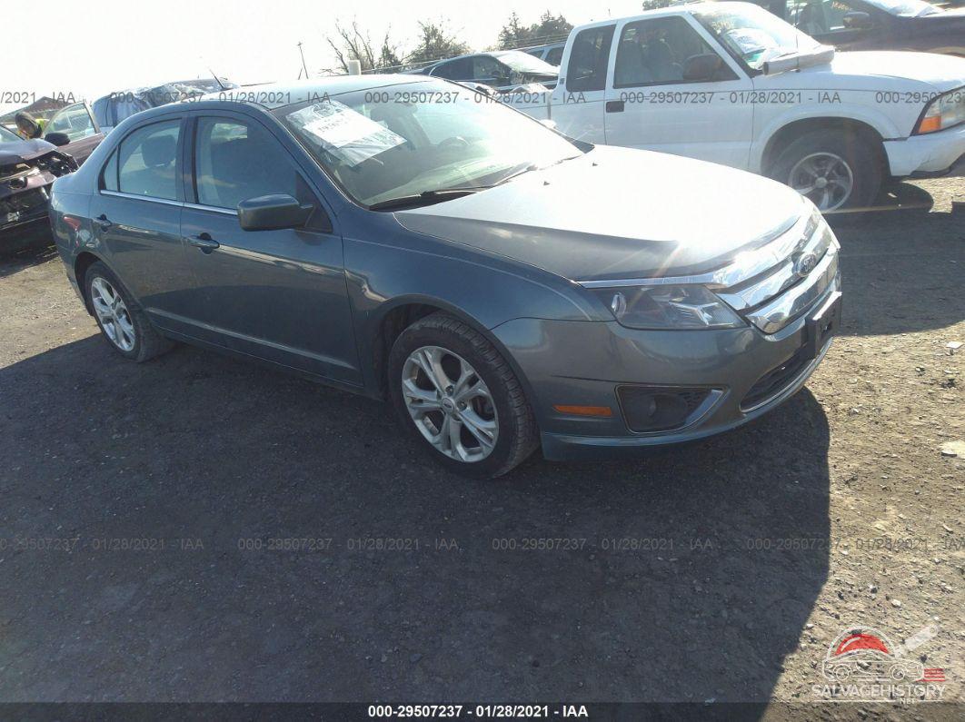 3FAHP0HGXCR216402 2012 FORD FUSION photo no. 2