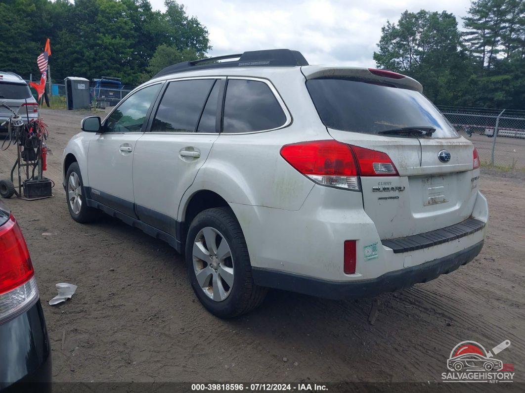4S4BRBCC0C3237201 2012 SUBARU OUTBACK photo no. 3