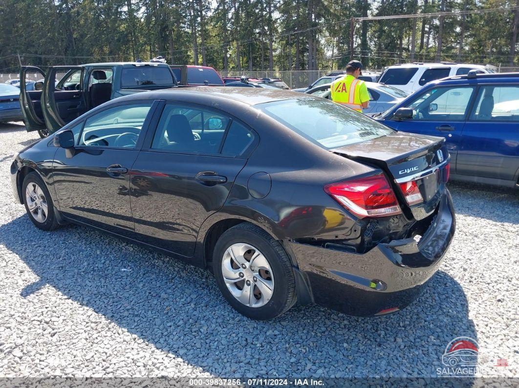 19XFB2F50DE219766 2013 HONDA CIVIC photo no. 3