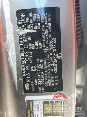 KNDJP3A51E7077860 2014 KIA SOUL photo no. 12
