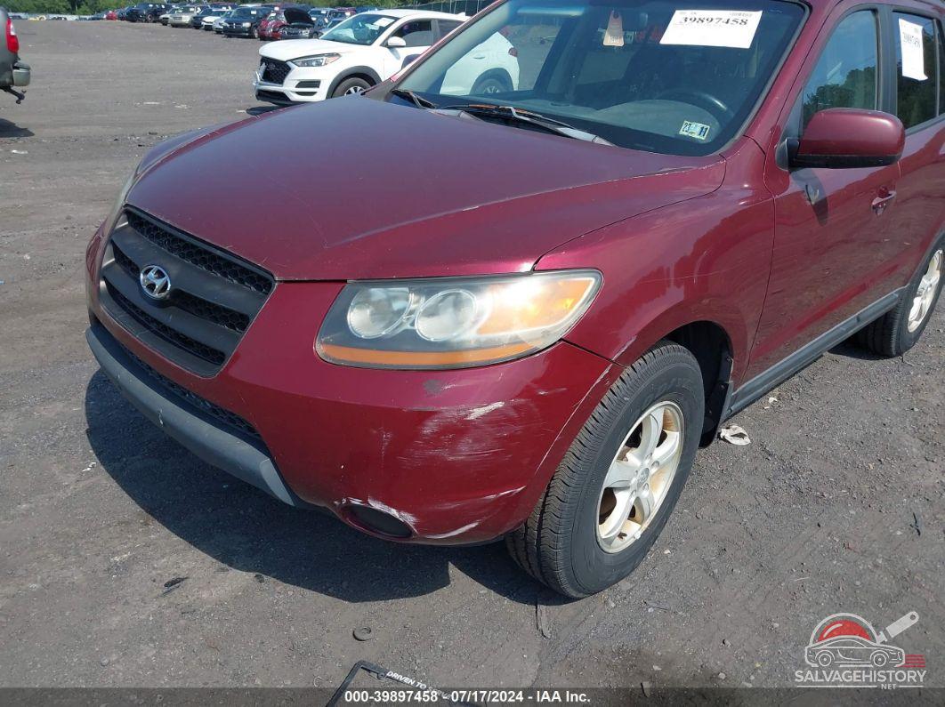 5NMSG73D28H153308 2008 HYUNDAI SANTA FE photo no. 6