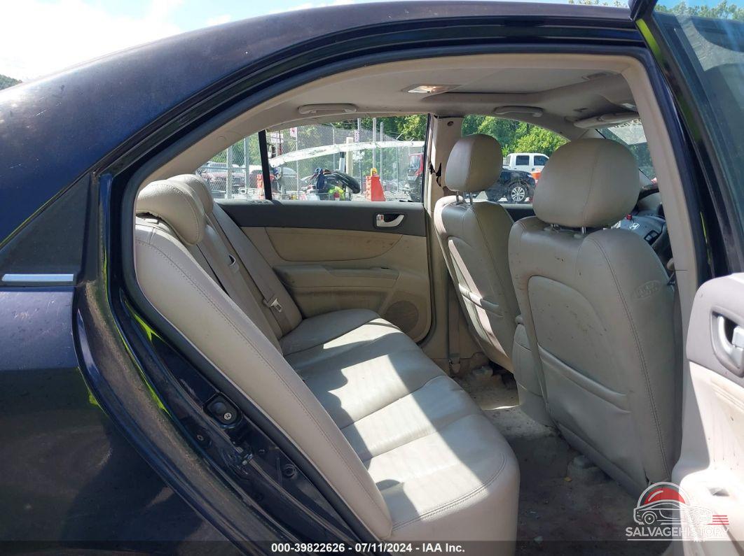 5NPEU46F57H167335 2007 HYUNDAI SONATA photo no. 8