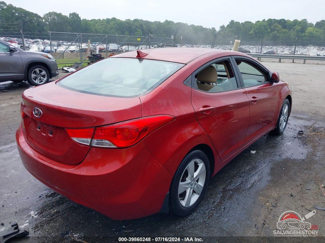 KMHDH4AE8CU300289 2012 HYUNDAI ELANTRA photo no. 4