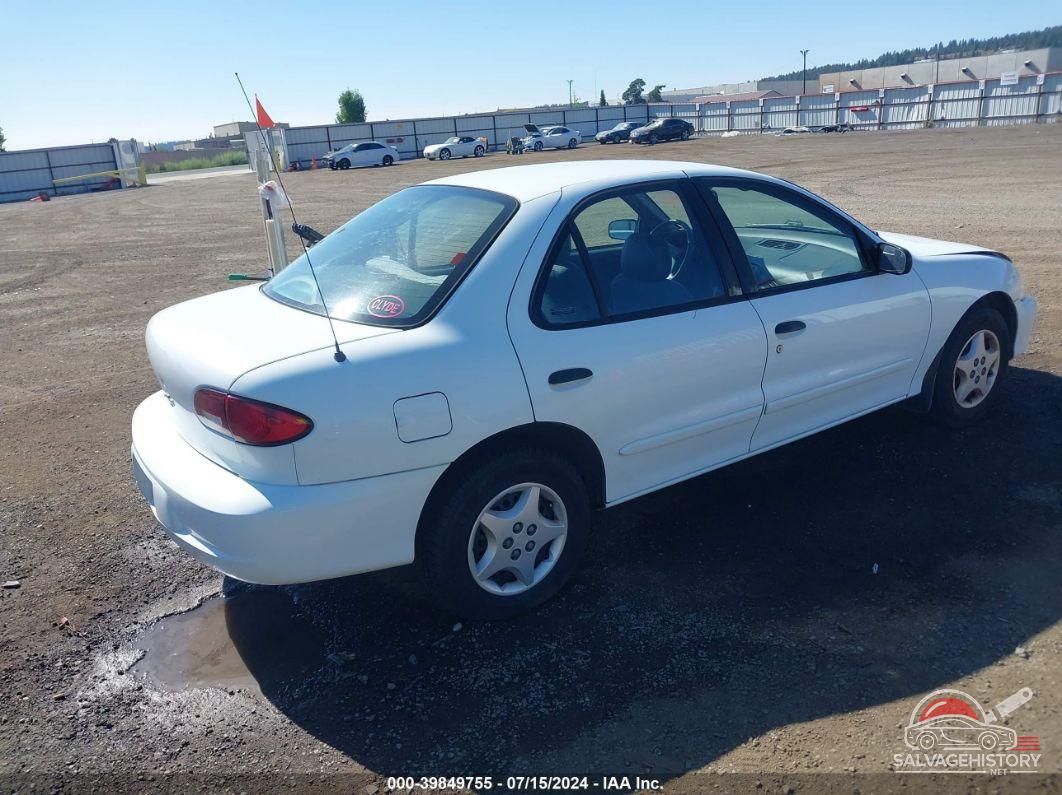 1G1JC524727192741 2002 CHEVROLET CAVALIER photo no. 4