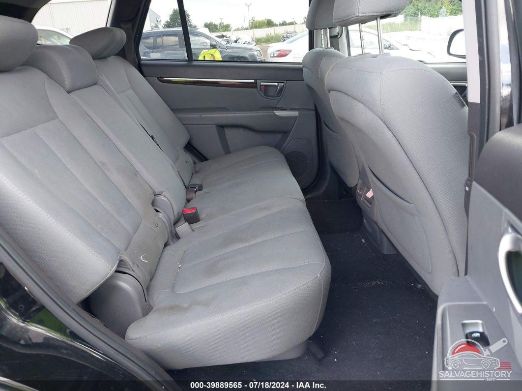5XYZGDAB8CG124591 2012 HYUNDAI SANTA FE photo no. 8