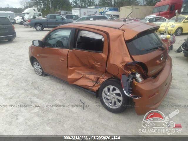 ML32A4HJ3KH013407 2019 MITSUBISHI MIRAGE photo no. 3
