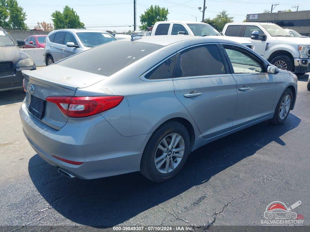 5NPE24AF5GH377009 2016 HYUNDAI SONATA photo no. 4