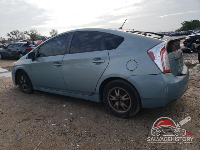 JTDKN3DU9C1502044 2012 TOYOTA PRIUS photo no. 2