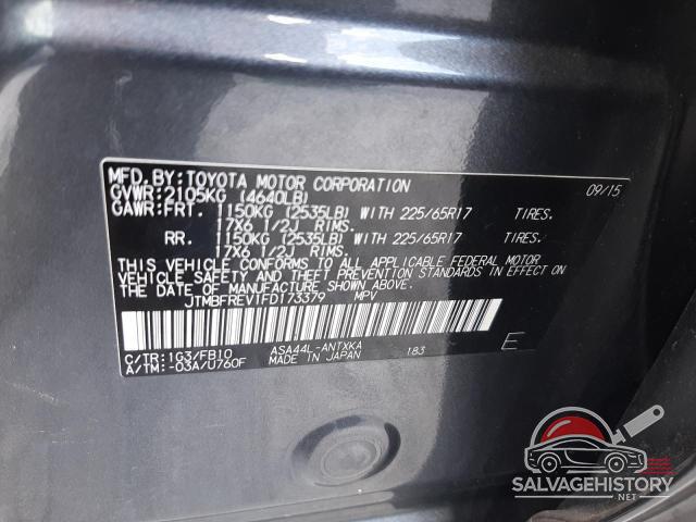 JTMBFREV1FD173379 2015 TOYOTA RAV4 photo no. 13