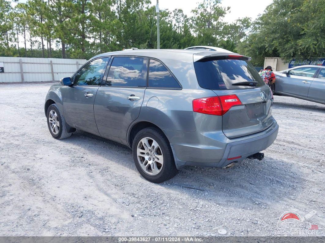 2HNYD28458H542383 2008 ACURA MDX photo no. 3