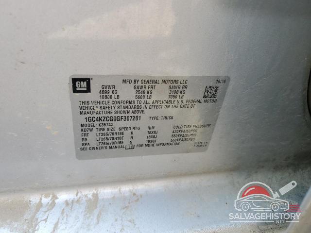 1GC4KZCG9GF307201 2016 CHEVROLET ALL Models photo no. 12