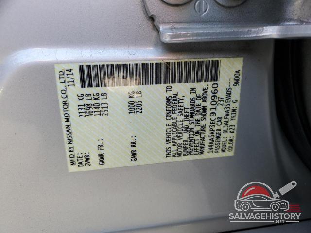 1N4AA5AP3EC910960 2014 NISSAN MAXIMA photo no. 13