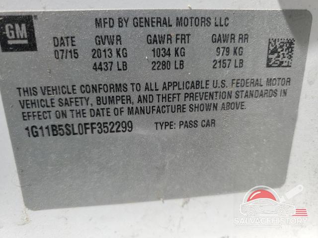 1G11B5SL0FF352299 2015 CHEVROLET MALIBU photo no. 14