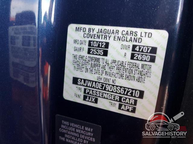 SAJWA0E79D8S67210 2013 JAGUAR XF photo no. 12