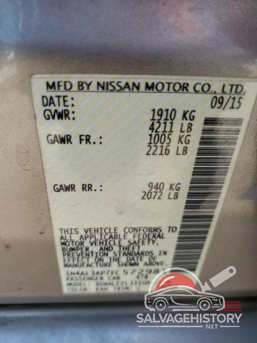 1N4AL3AP7FC572481 2015 NISSAN ALTIMA photo no. 10