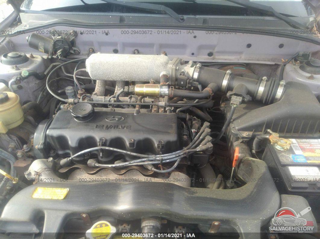 KMHVF24N9VU377704 1997 HYUNDAI ACCENT photo no. 10