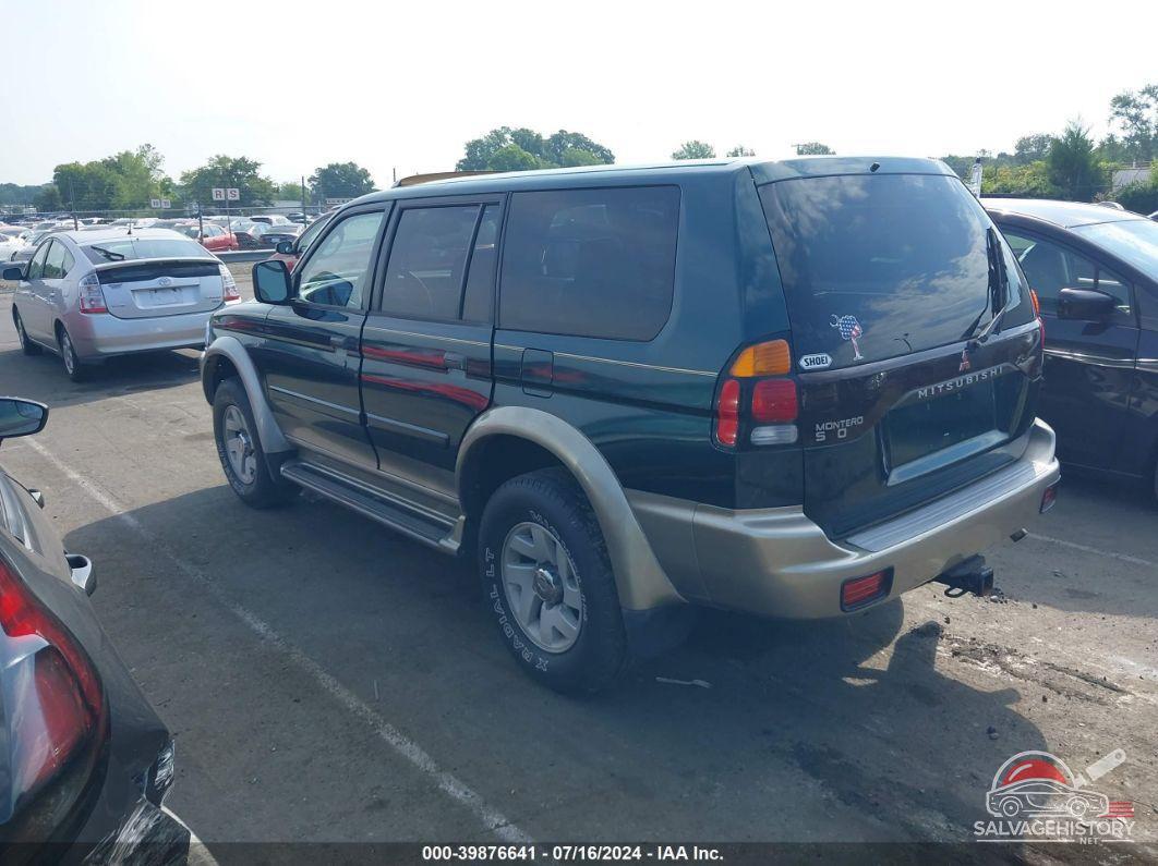 JA4MT31HXYP054059 2000 MITSUBISHI MONTERO SPORT photo no. 3