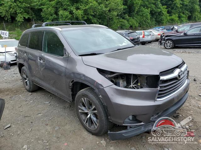 5TDJKRFH6GS331804 2016 TOYOTA HIGHLANDER photo no. 4