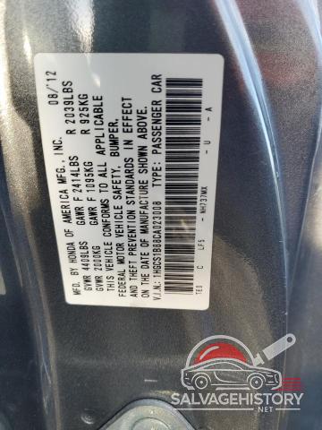 1HGCS1B88CA023008 2012 HONDA ACCORD photo no. 12