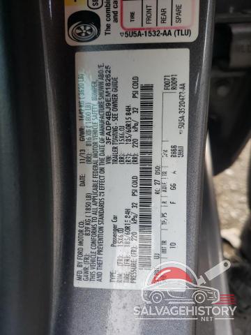 3FADP4BJ9EM182625 2014 FORD FIESTA photo no. 12