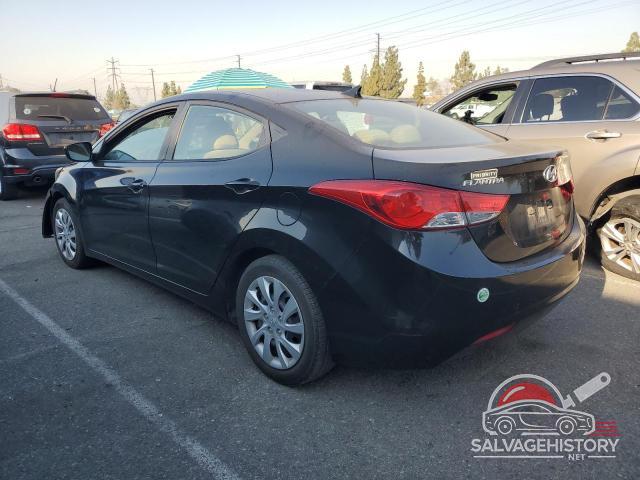 5NPDH4AE7CH141800 2012 HYUNDAI ELANTRA photo no. 2