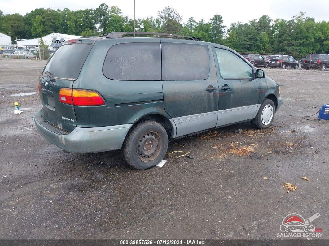 4T3ZF13C0YU261055 2000 TOYOTA SIENNA photo no. 4