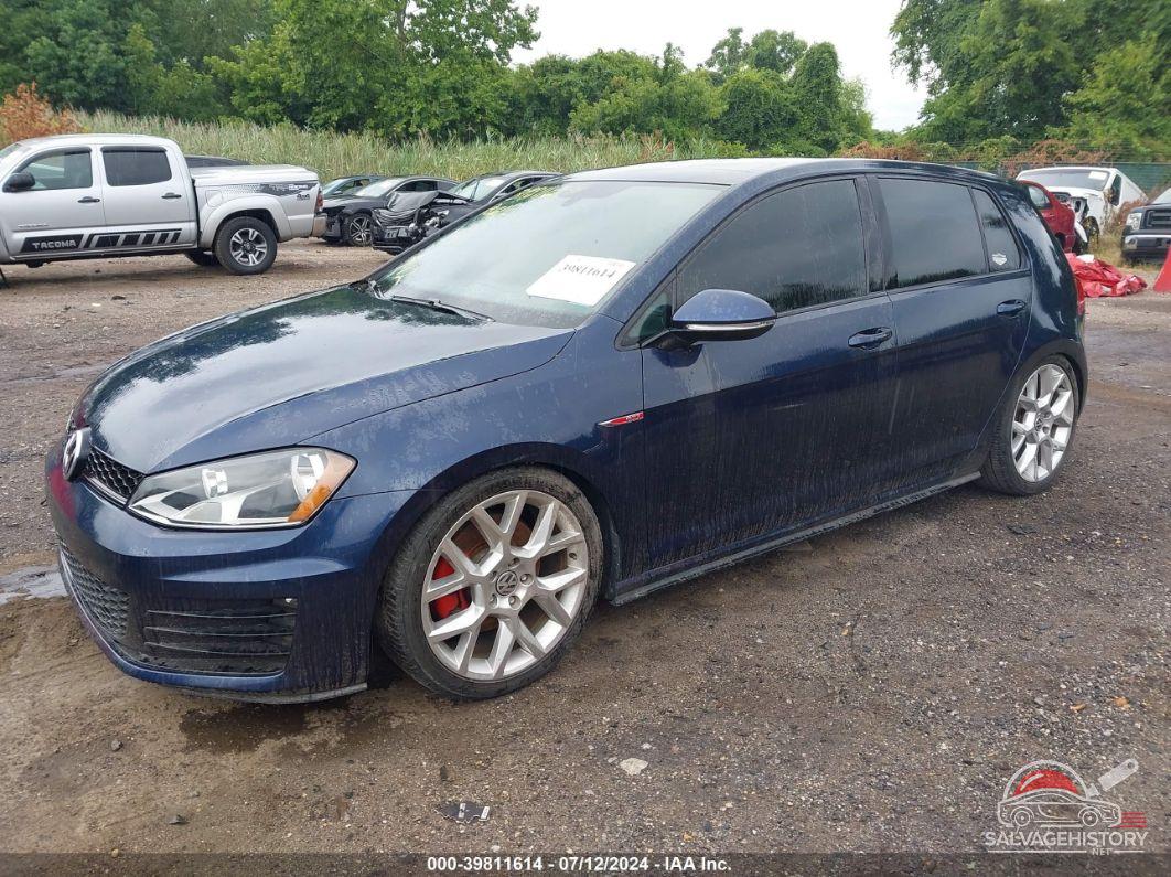 3VW4T7AU6FM016032 2015 VOLKSWAGEN GOLF GTI photo no. 2
