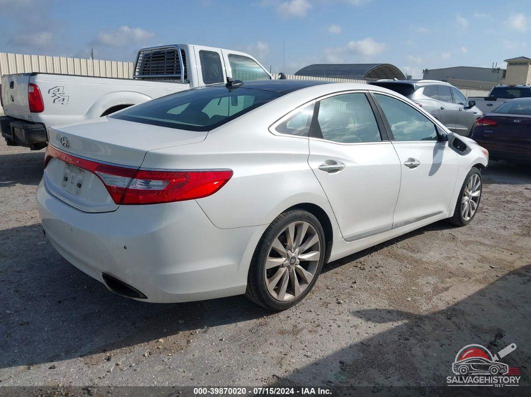 KMHFH4JG3DA233503 2013 HYUNDAI AZERA photo no. 4
