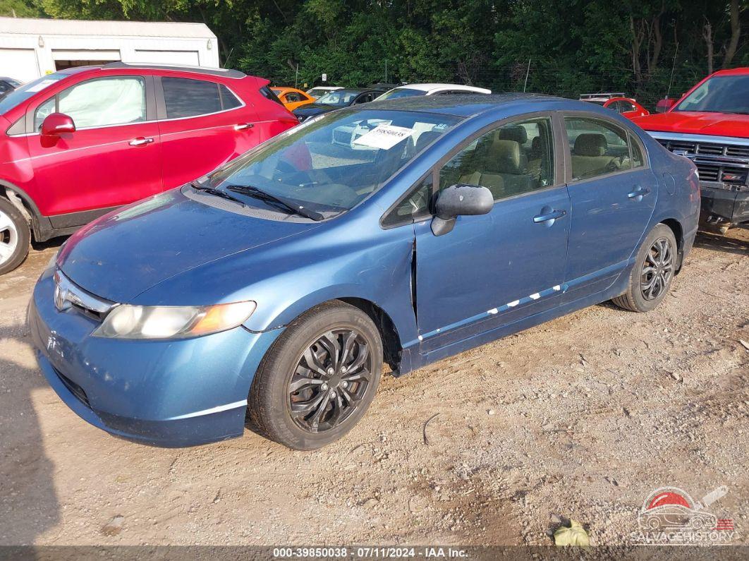 1HGFA165X8L093668 2008 HONDA CIVIC photo no. 2