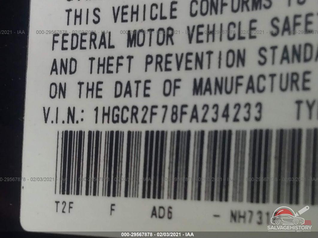 1HGCR2F78FA234233 2015 HONDA ACCORD SEDAN photo no. 9
